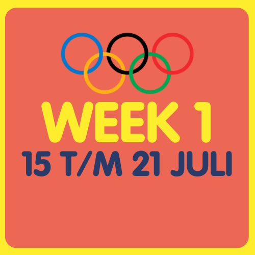 Week 1 | 15 t/m 21 juli 