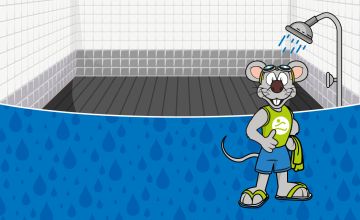 Douchen is de eerste duik!